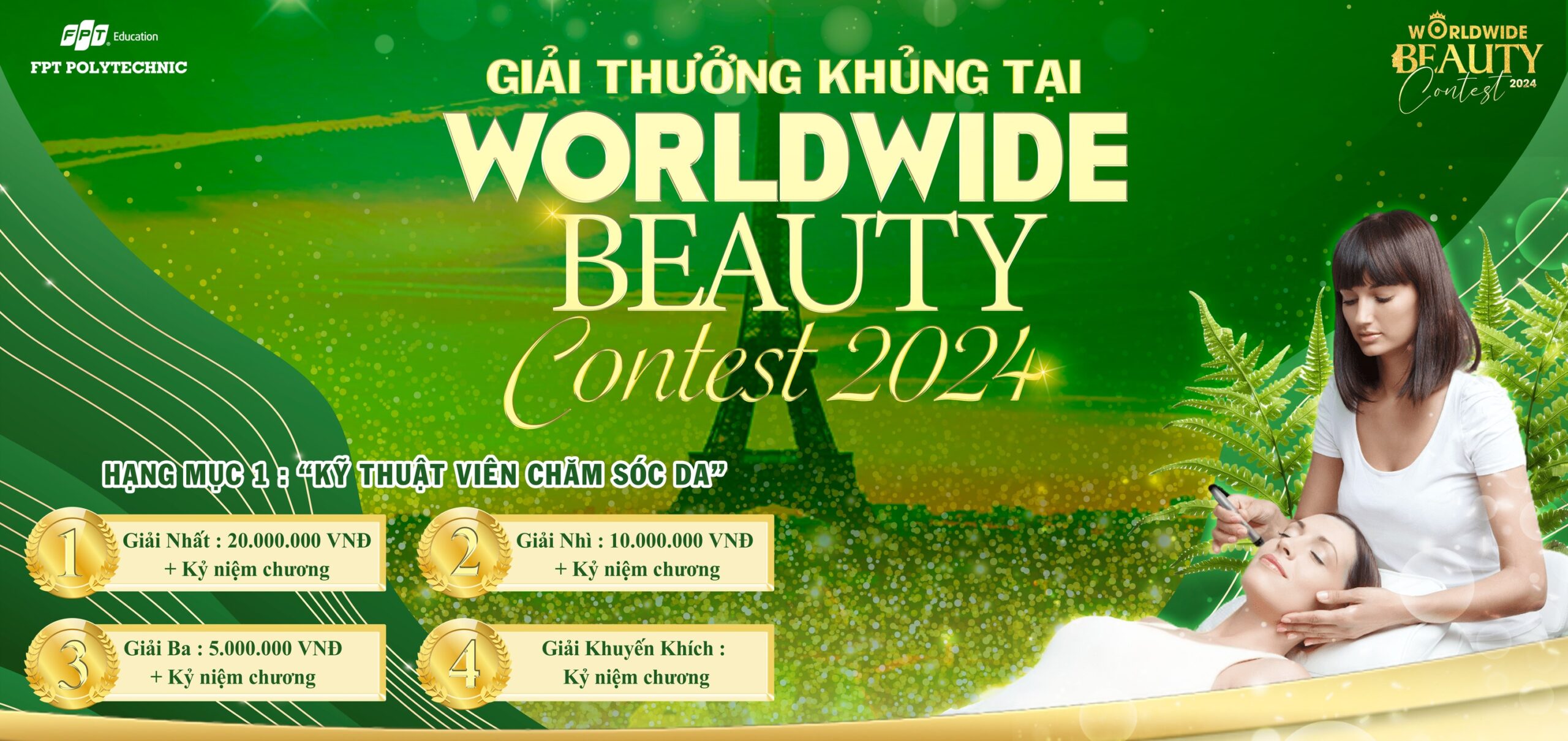 Giải thưởng chăm sóc da - Worldwide Beauty Contest 2024